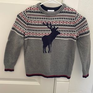Hannah Anderson boys holiday sweater. Size 120 or 7-8
